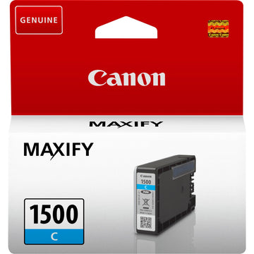 Cartucho de tinta Canon PGI-1500C cian original 9229B001
