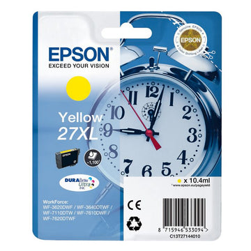 Cartucho de tinta Epson 27XL amarillo original.