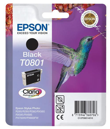 Cartucho de tinta Epson C13T08014011 negro original