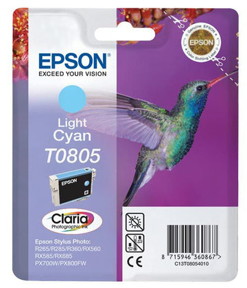Cartucho de tinta Epson C13T08054011 cian claro original