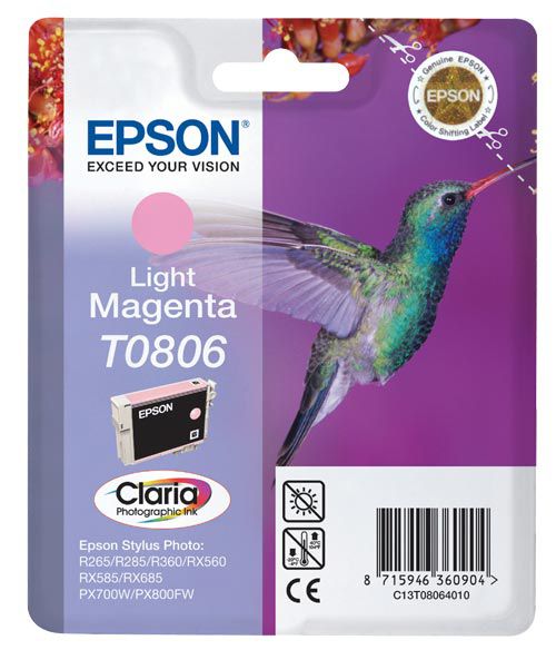 Cartucho de tinta Epson C13T08064011 magenta claro original