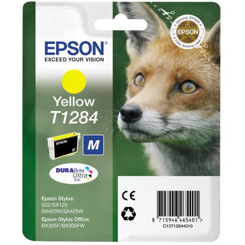 Cartucho de tinta Epson C13T12844012 amarillo original