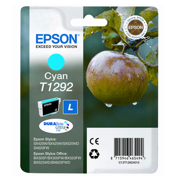Cartucho de tinta Epson C13T12924012 cian original