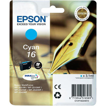 Cartucho de tinta Epson C13T16224022 cian original
