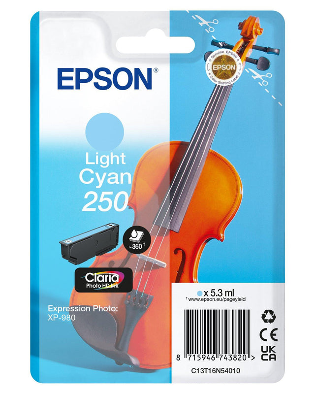 Cartucho de tinta Epson C13T16N54010 cian claro original