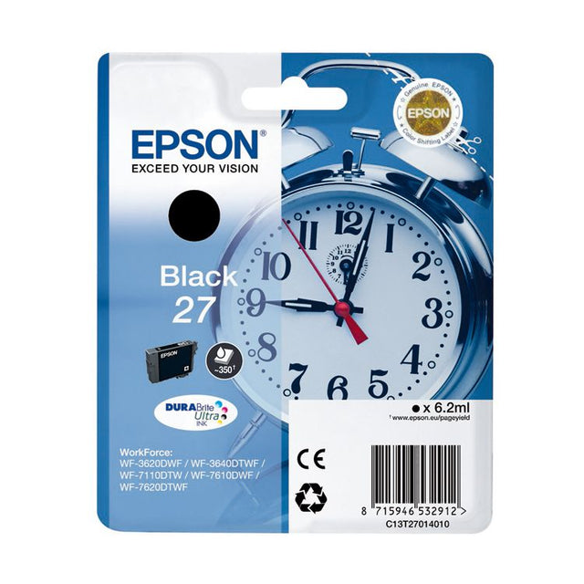 Cartucho de tinta Epson C13T27014012 negro original