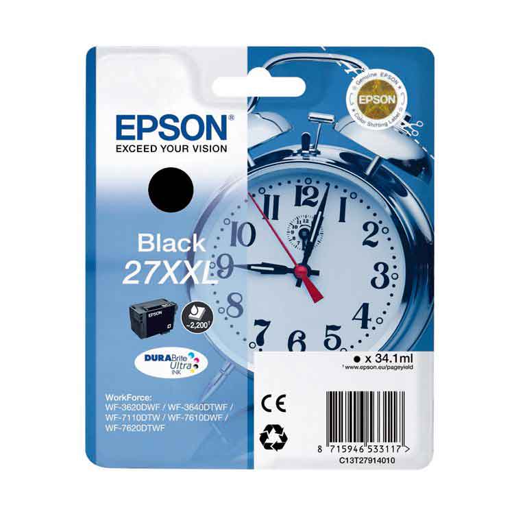Cartucho de tinta Epson C13T27914012 negro original