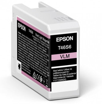 Cartucho de tinta Epson C13T46S600 magenta claro original.