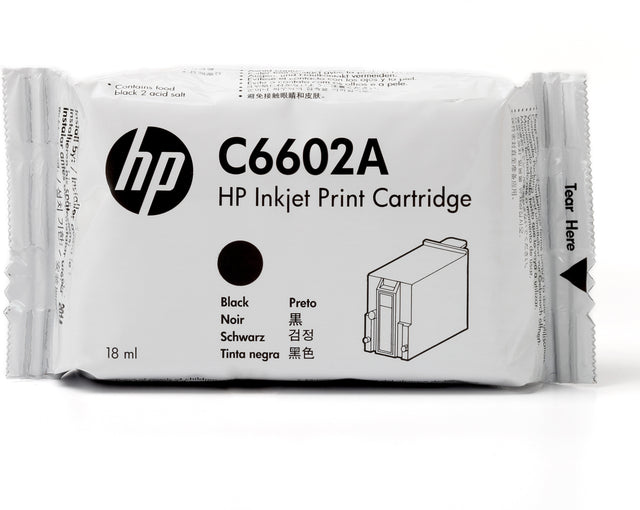 Cartucho de tinta HP C6602A negro original