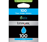 Vista 2 de cartucho de tinta Lexmark 14N0900E cian original