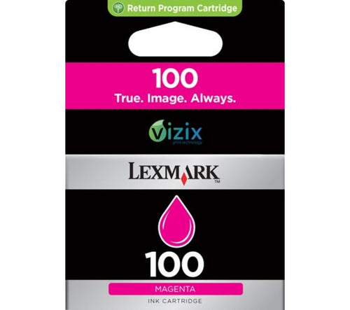 Vista 2 de cartucho de tinta Lexmark 14N0901E magenta original