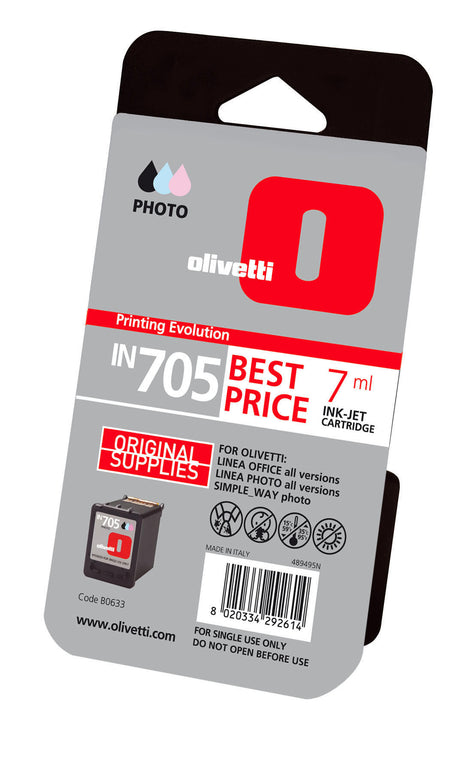 Cartucho de tinta Olivetti B0633 tricolor original