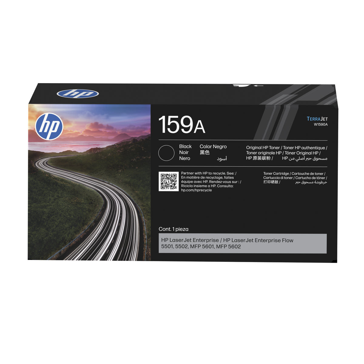 Tóner HP 159A negro original W1590A
