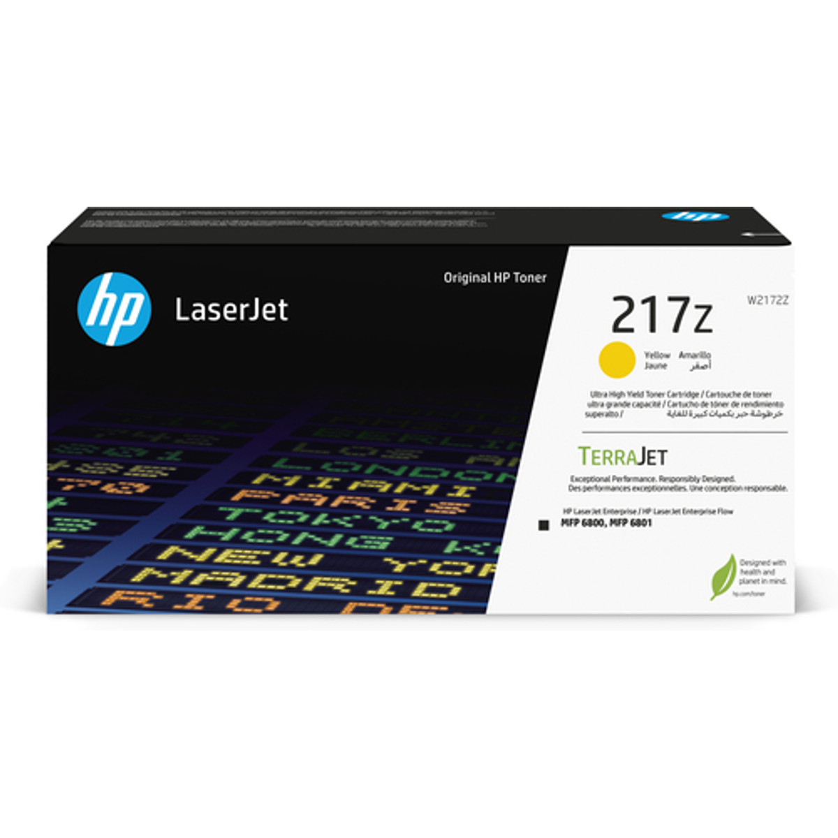 Tóner HP 217Z original amarillo (W2172Z) - vista 2