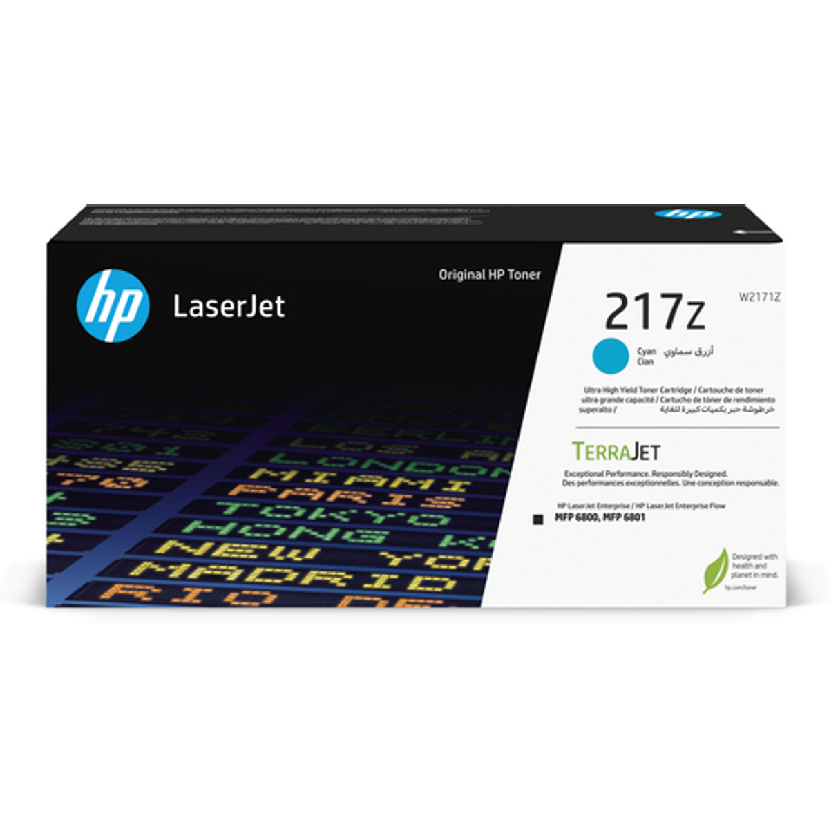 Tóner HP 217Z original cian (W2171Z) - vista 2