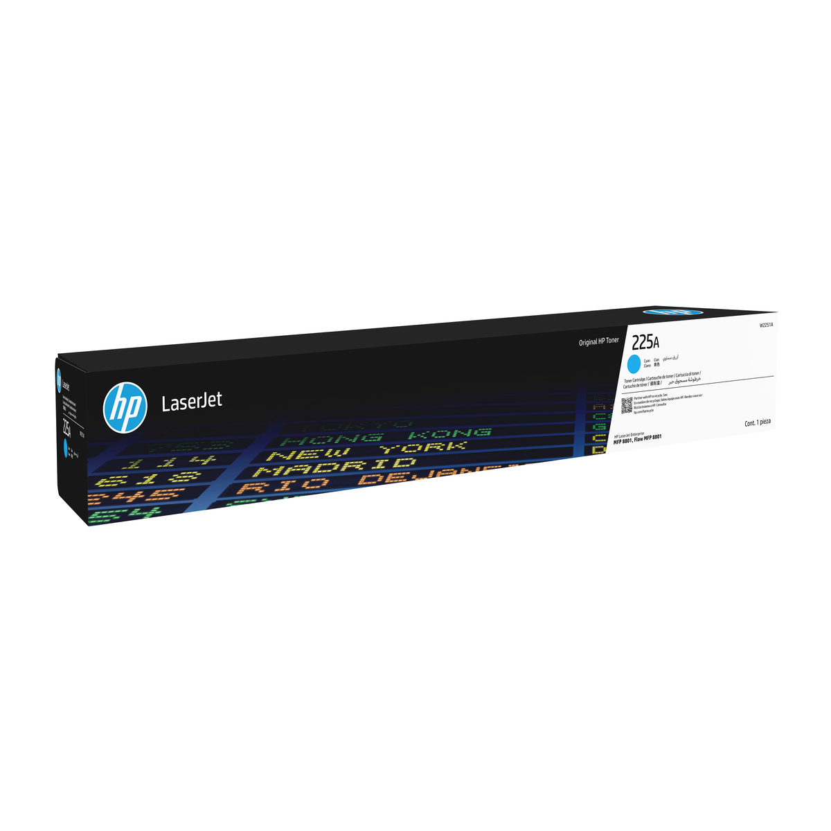 Tóner HP 225A original cian (W2251A)