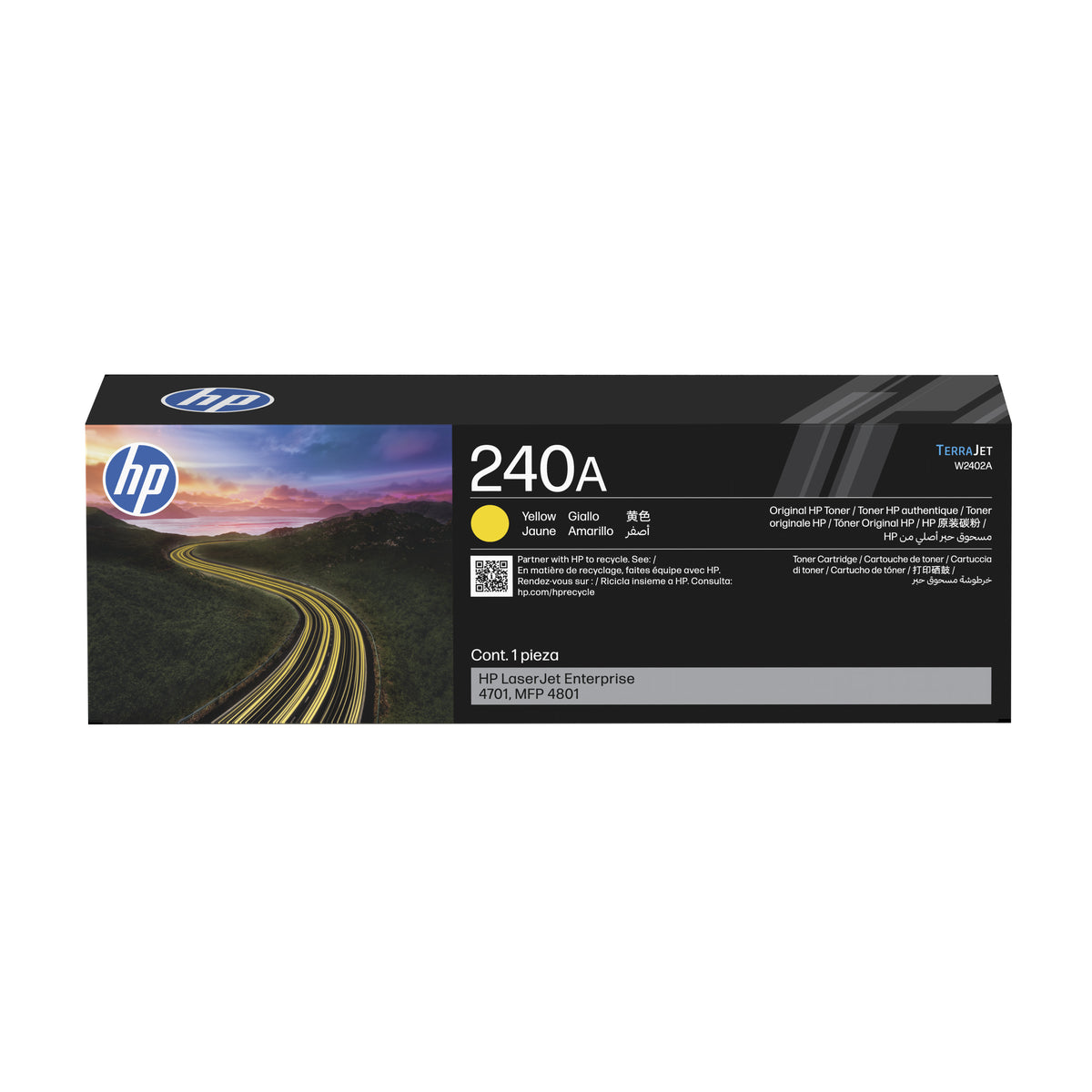 Tóner HP 240A amarillo original W2402A
