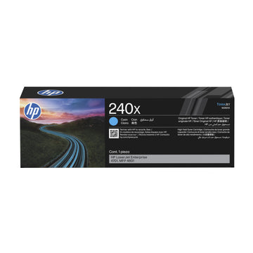 Tóner HP 240X cian de alta capacidad original W2401X
