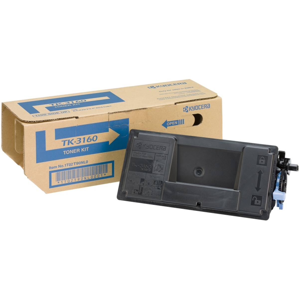 Tóner Kyocera 1T02T90NLC Original Negro