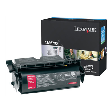 Tóner Lexmark 12A6735 Original Negro