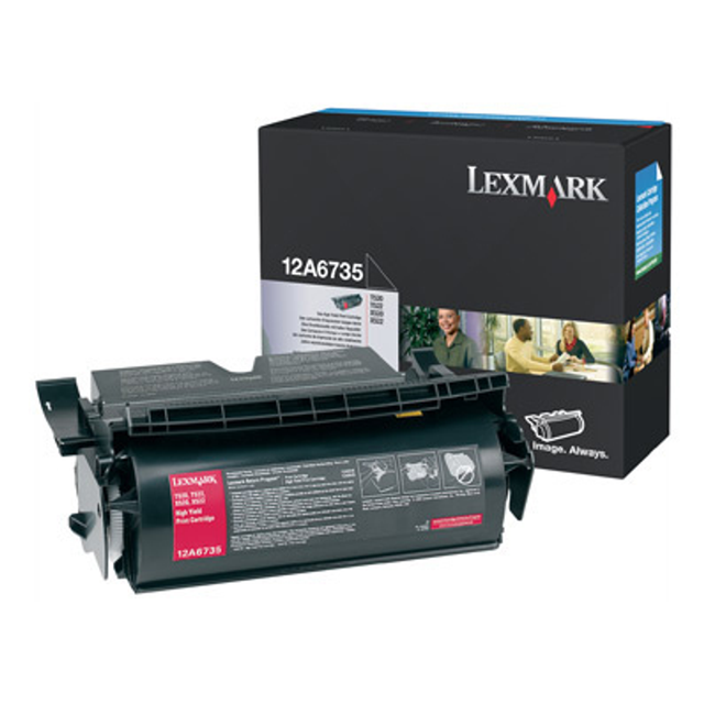 Tóner Lexmark 12A6735 Original Negro