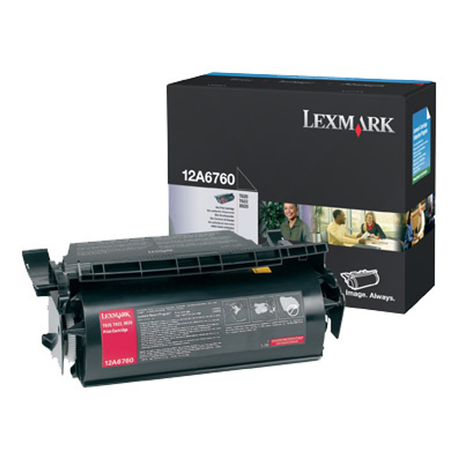 Tóner Lexmark 12A6760 Original Negro