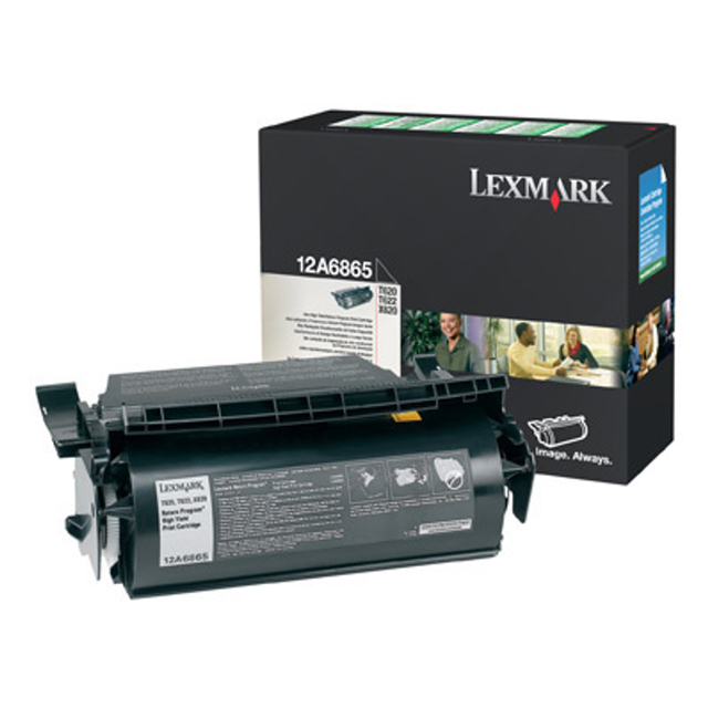 Tóner Lexmark 12A6865 Original Negro
