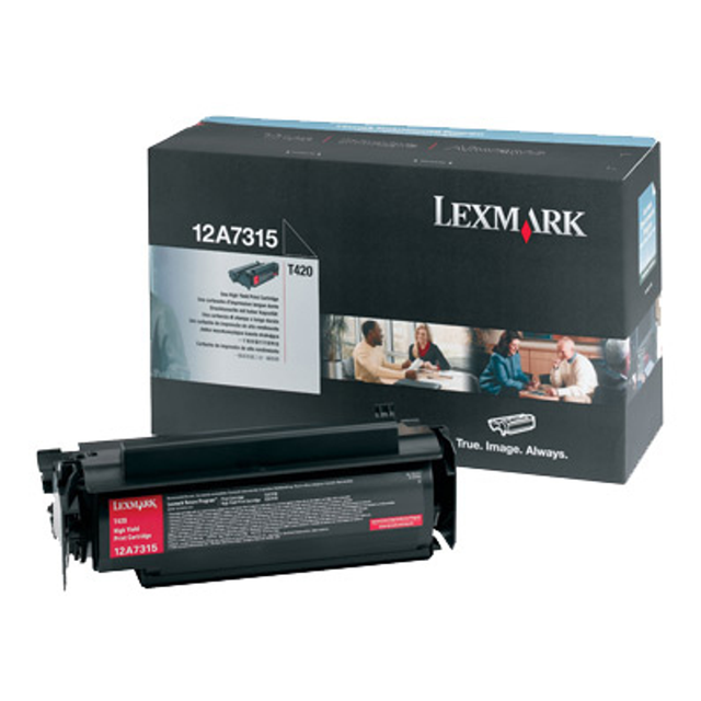 Tóner Lexmark 12A7315 Original Negro