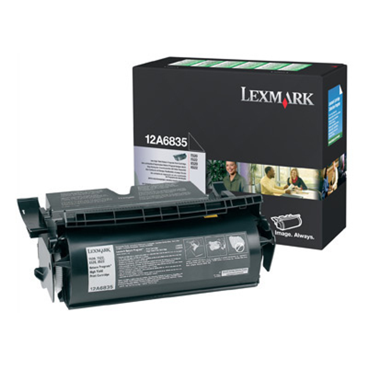 Tóner Lexmark 12A7344 Original Negro