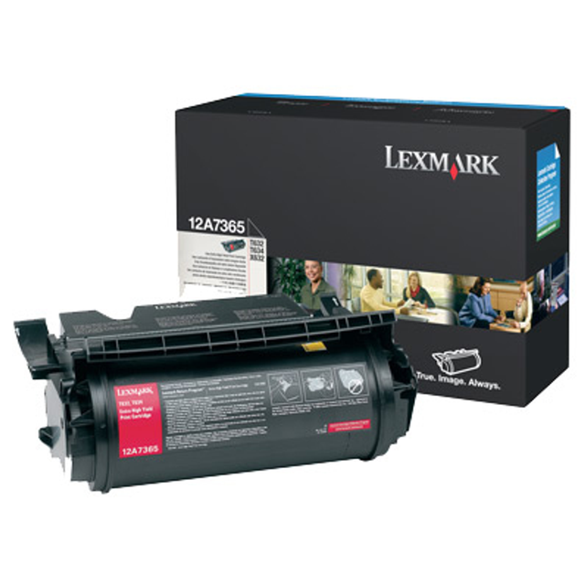 Tóner Lexmark 12A8044 Original Negro