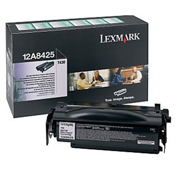 Tóner Lexmark 12A8425 Original Negro