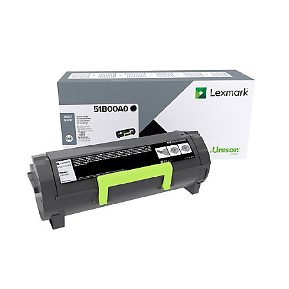 Tóner Lexmark 51B00A0 Original Negro