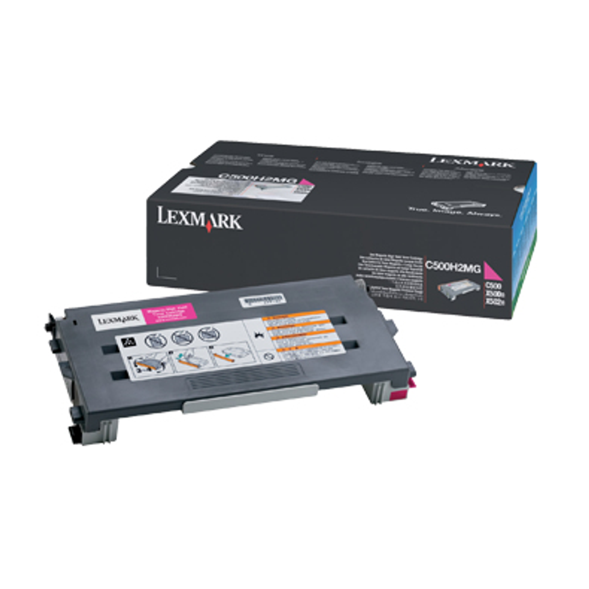 Tóner Lexmark C500H2MG Original Magenta