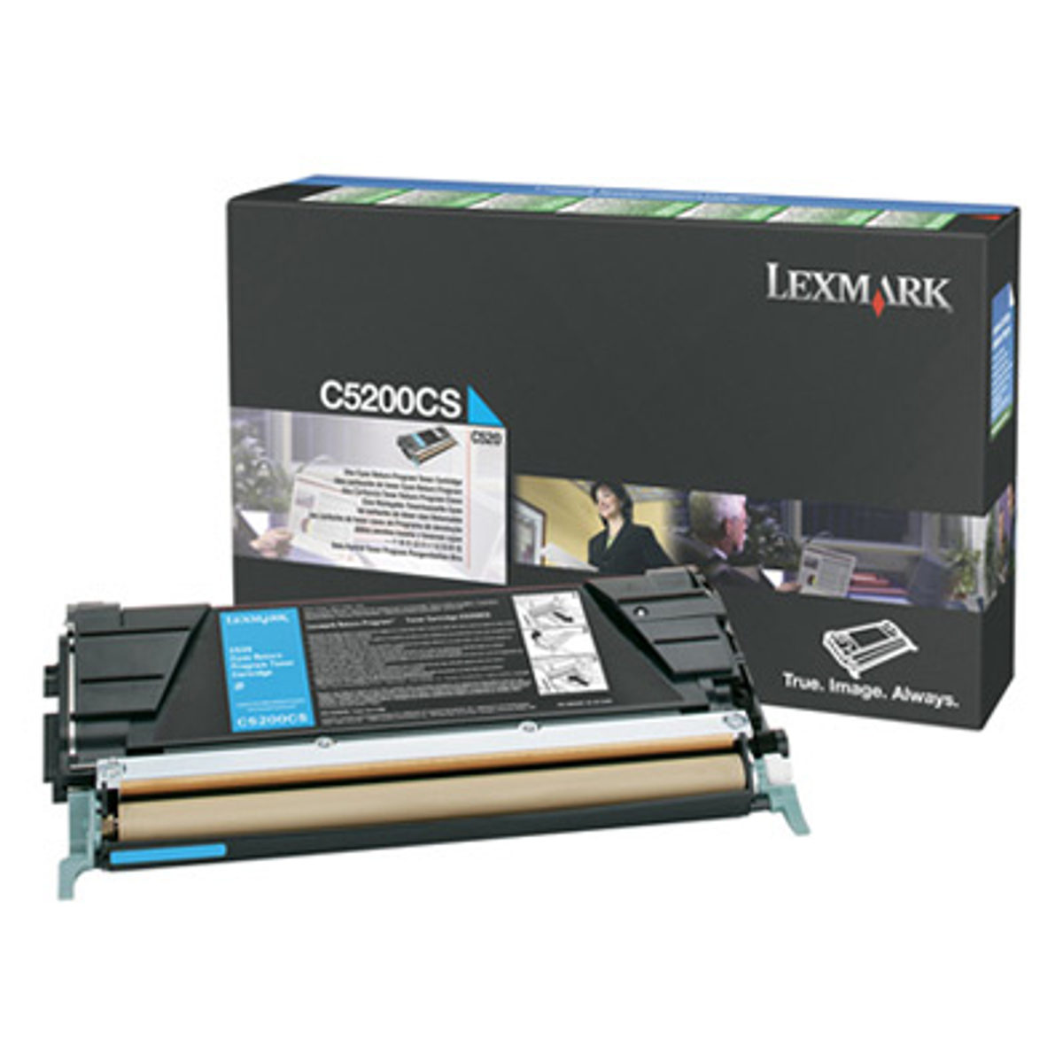 Tóner Lexmark C5200CS Original Cian