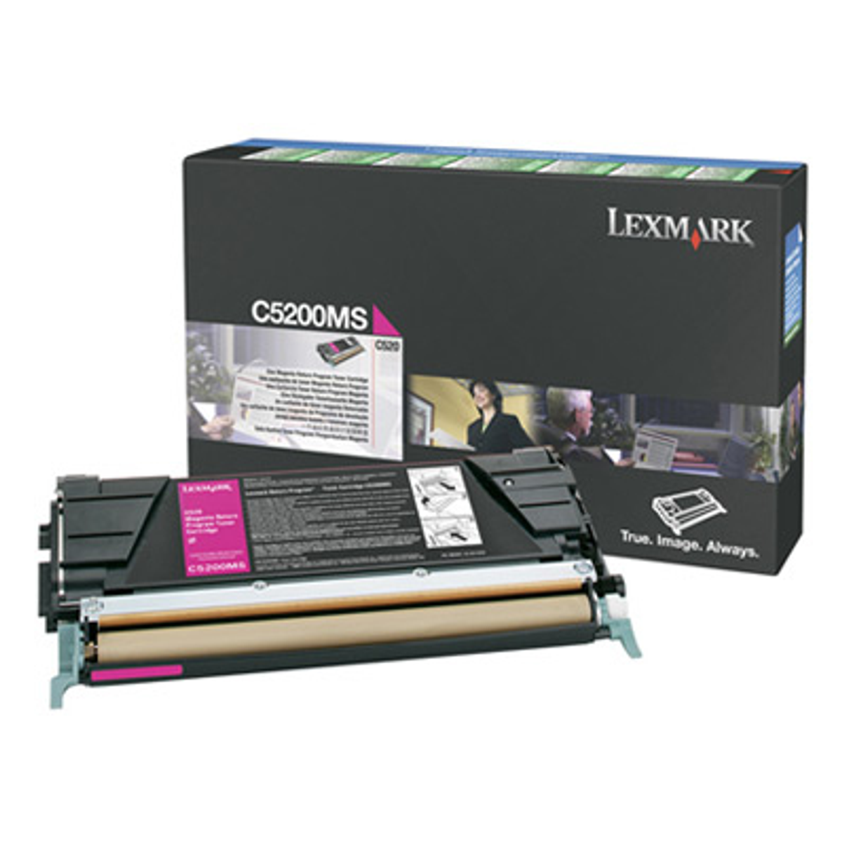 Tóner Lexmark C5200MS Original Magenta
