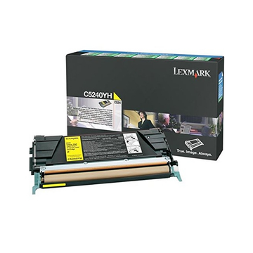 Tóner Lexmark C5240YH Original Amarillo y Cian