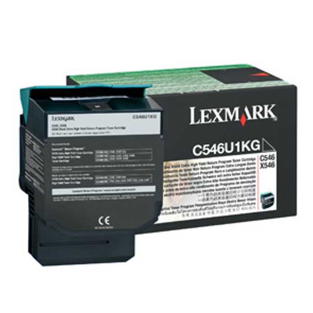 Tóner Lexmark C546U1KG Original Negro