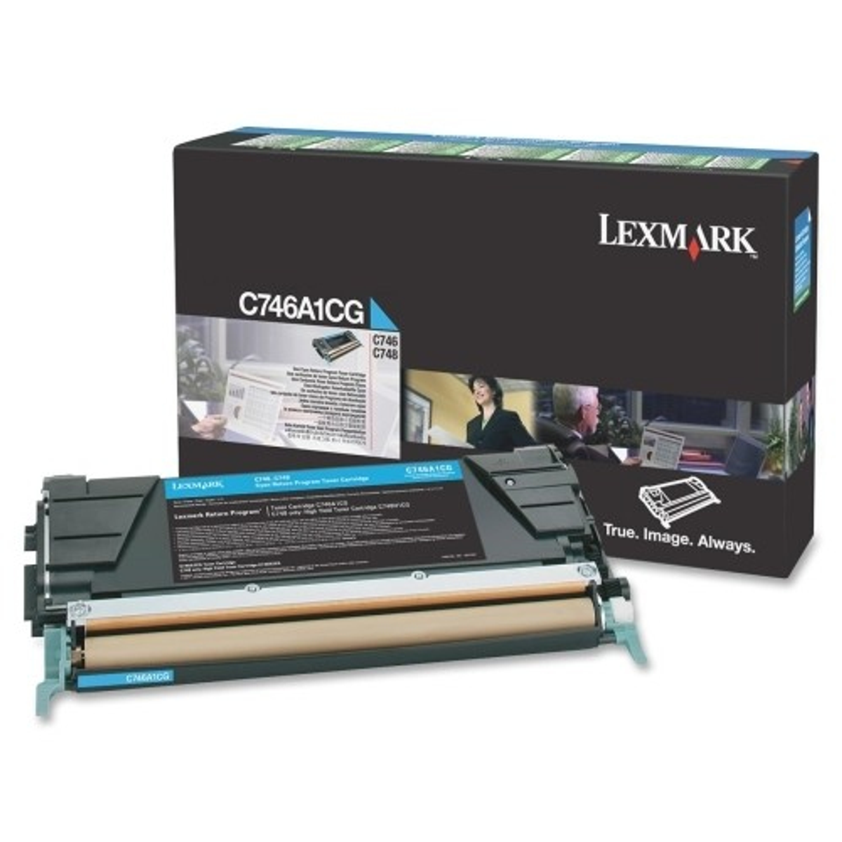 Tóner Lexmark C746A1CG Original Cian