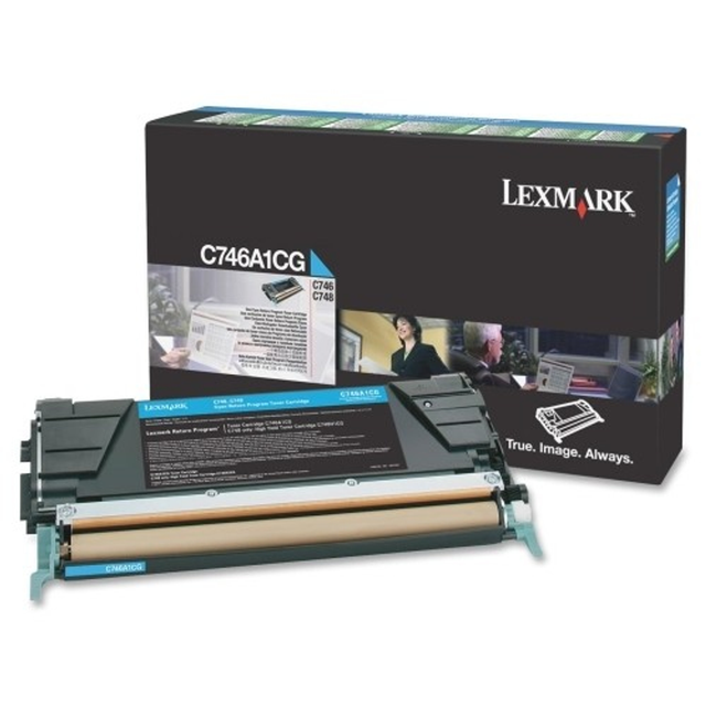 Tóner Lexmark C746A1CG Original Cian