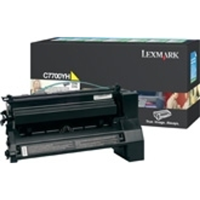 Tóner Lexmark C7700YH Original Amarillo