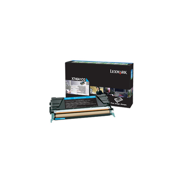 Tóner Lexmark X746A1CG Original Cian
