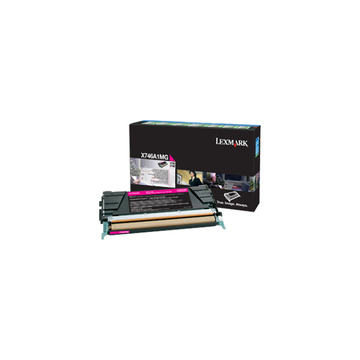 Tóner Lexmark X746A1MG Original Magenta