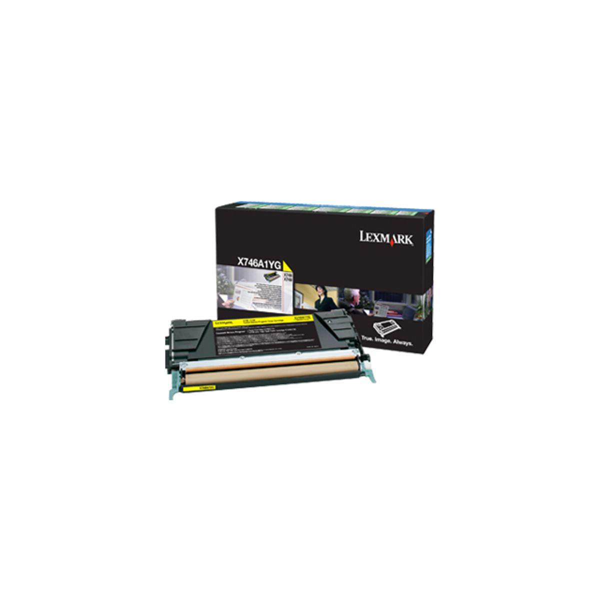 Tóner Lexmark X746A1YG Original Amarillo