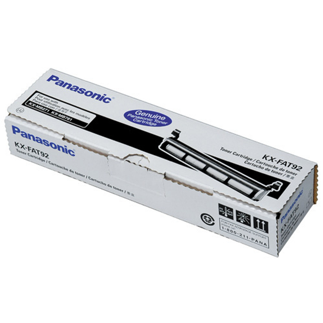 Tóner Panasonic KX-FAT92X Original Negro