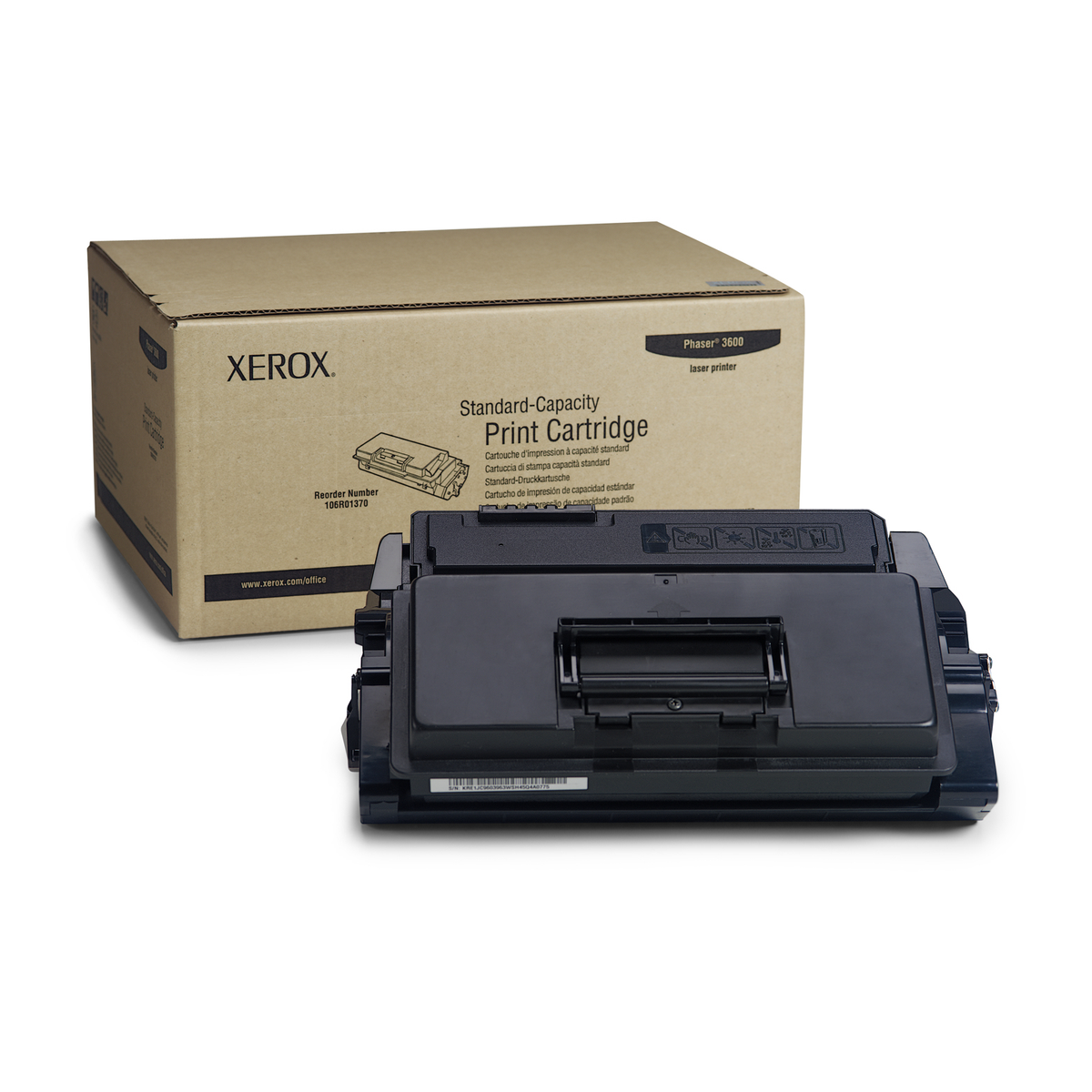 Tóner Xerox 106R01370 Original Negro
