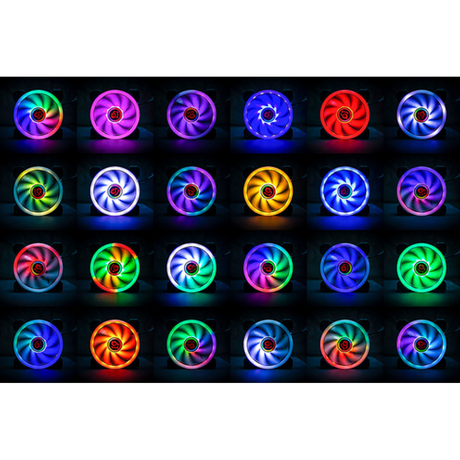 Ventilador para PC Talius RGB Iris Cronos Spectrum 16Led TAL-FAN06WHT - vista 5
