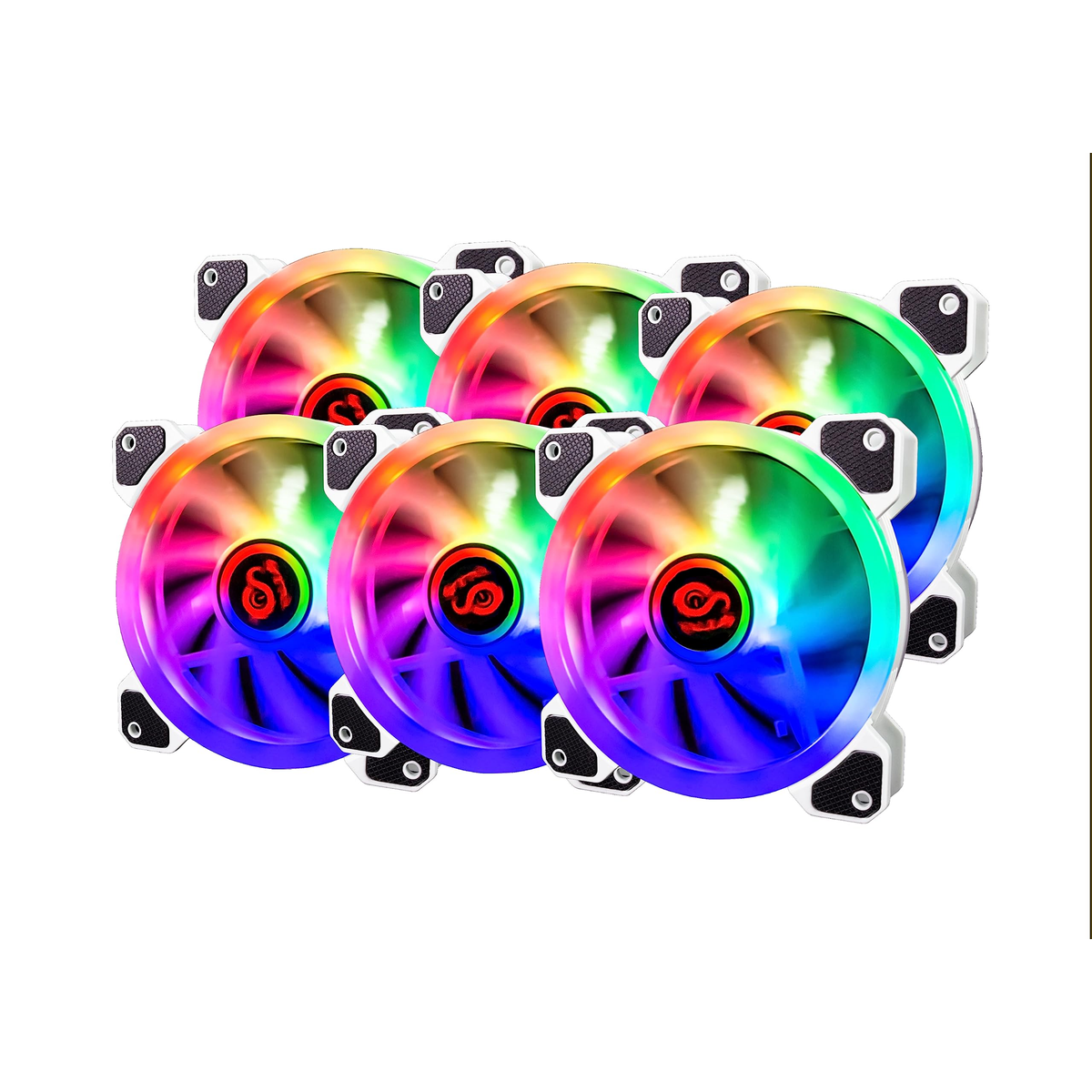 Ventilador para PC Talius Iris Spectrum ARGB Cronos -kit TAL-KIT06-WHT