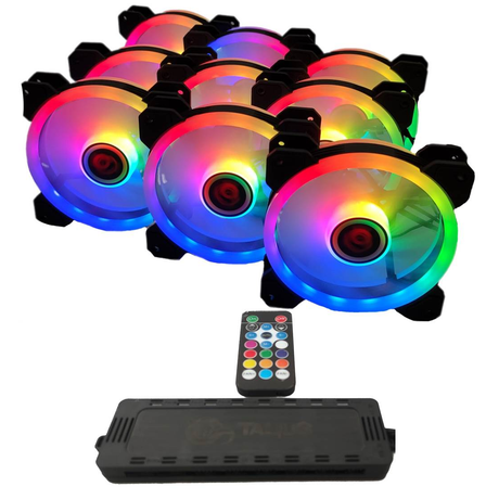 Ventilador para PC Talius Iris Spectrum ARGB Cronos TAL-PACK09-BLK