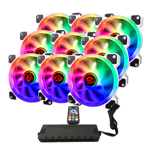 Ventilador para PC Talius Iris Spectrum ARGB Cronos TAL-PACK09-WHT