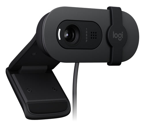 Webcam Logitech Brio 100 Full HD USB-A grafito — vista 3